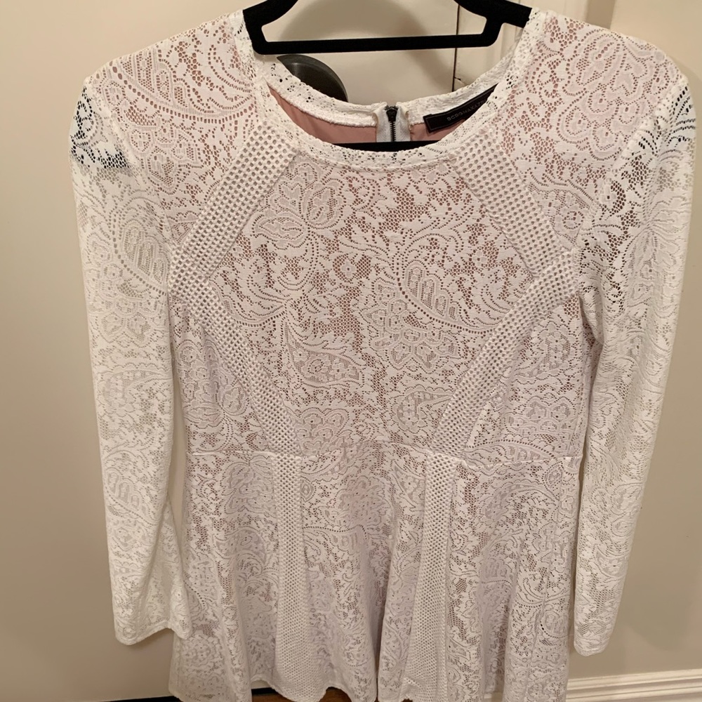Stunning white dress! Lace design
